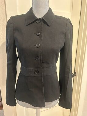 Oscar by Oscar de la Renta Petite Black Jacket